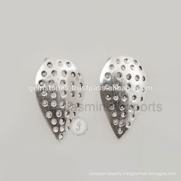 Hot Sale 925 Sterling Silver Fashion Jewelry Handmade Wholesale Special Design Stud Earring Jewelry Suppliers